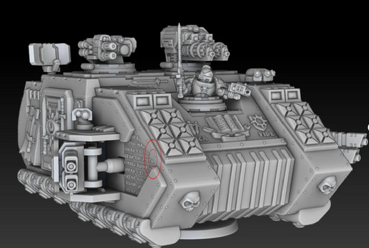 Silver Wardens Grav Raider Tank/Troop Carrier