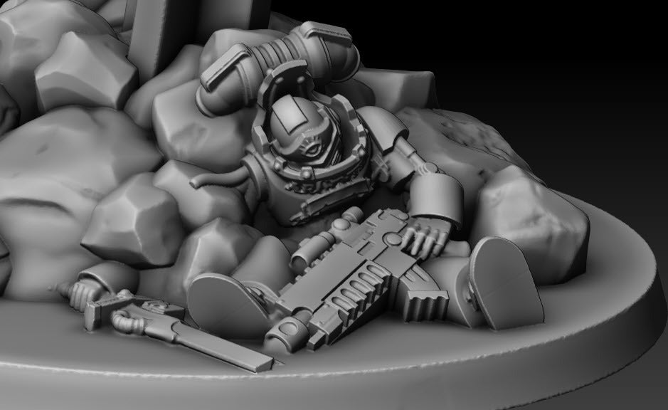 Silver Wardens Death Claw Gunship
