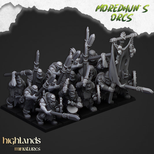 Orc Warriors with Hand Weapons