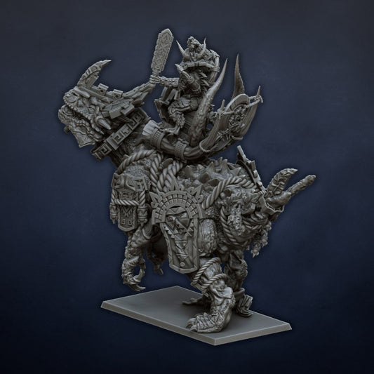 Saurian Warlord on Carnosaur