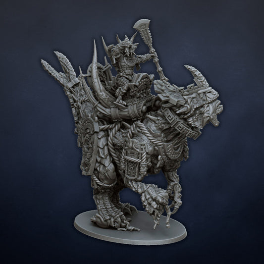 Saurian Warlord on Carnosaur