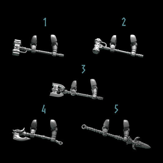 Primal Hounds Two-Handed Weapons