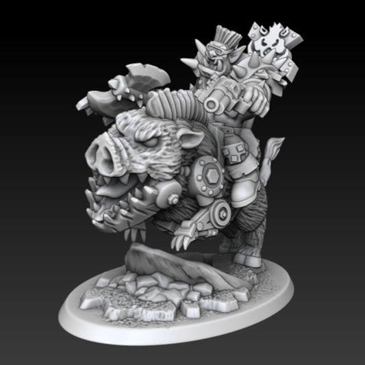 AAAArg Ork Boar Rider Gnob