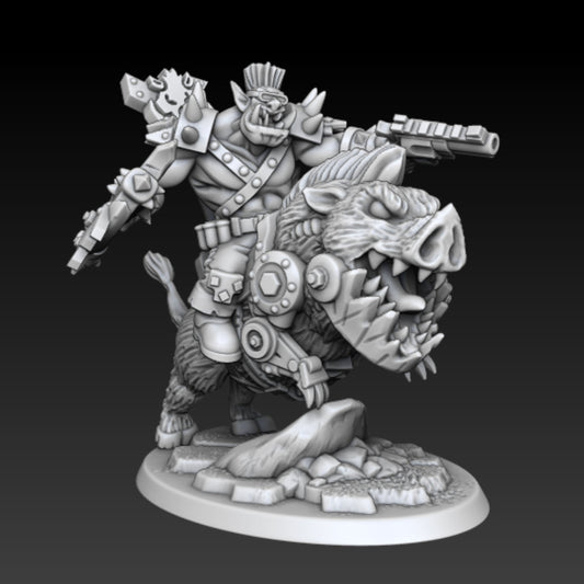 AAAArg Ork Boar Rider Gnob