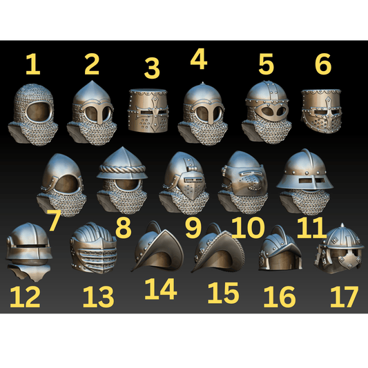Medieval Armour Helmet Sets