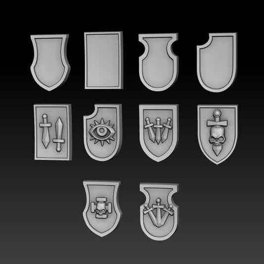 Silver Wardens Brotherhood Tilt/Heraldry Shields