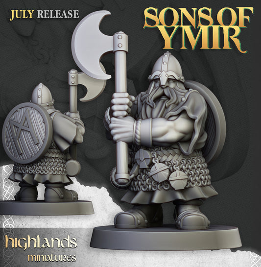 Dwarfs Warriors Two Handed Unit