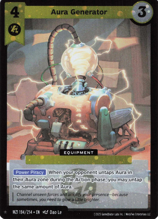 Aura Generator - MZ1 194/214 - Base Set