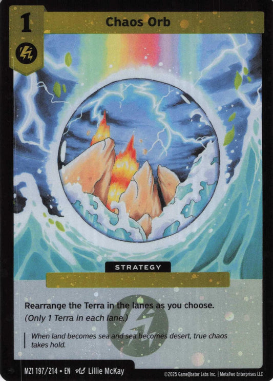 Chaos Orb - MZ1 197/214 - Base Set