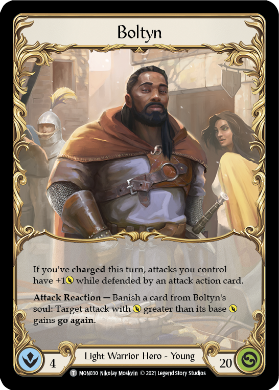 Ser Boltyn, Breaker of Dawn // Boltyn [MON029 // MON030] (Monarch)  1st Edition Normal