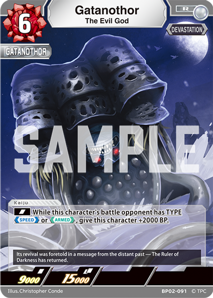 [BP02-091](R) Gatanothor, The Evil God