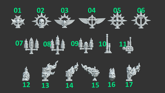 Eternal Pilgrims Backpack Decorations