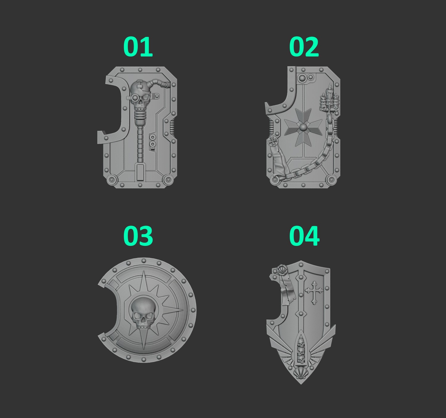 Eternal Pilgrims Breacher Shields