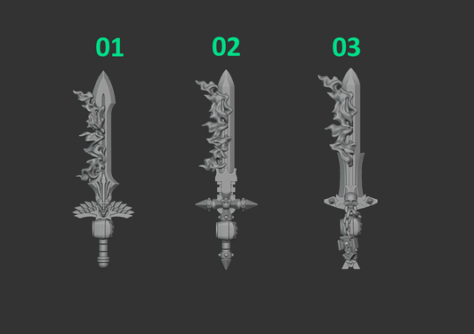 Eternal Pilgrims Burning Swords