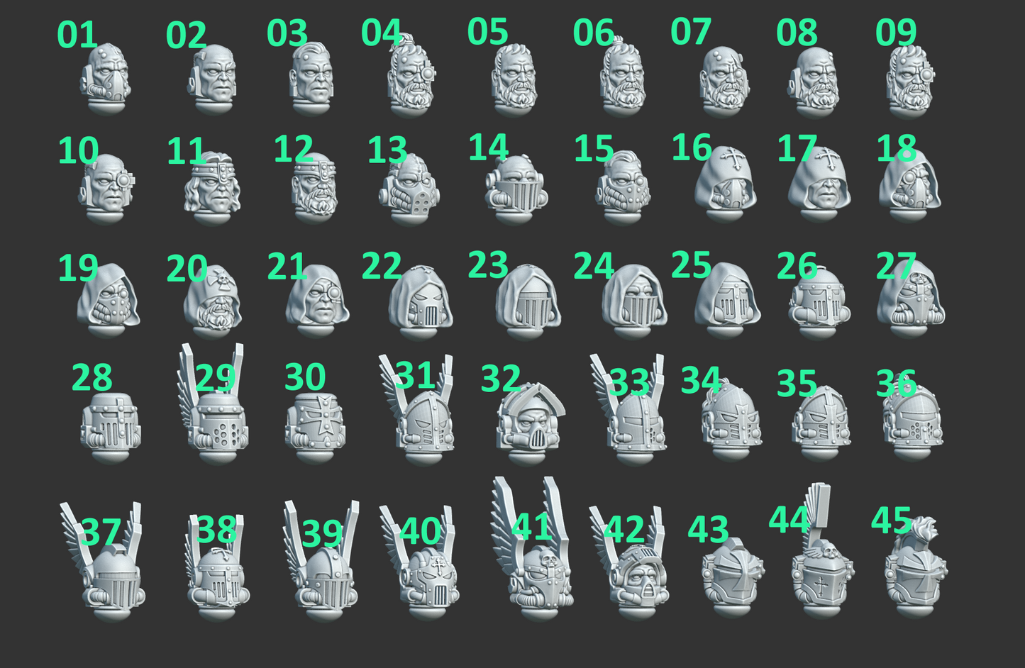 Eternal Pilgrims Heads