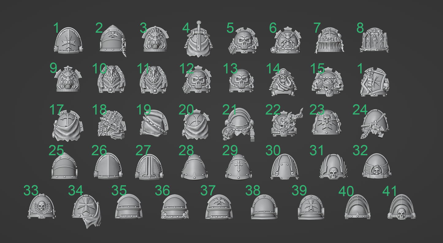 Eternal Pilgrims Shoulderpads