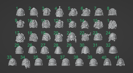 Eternal Pilgrims Shoulderpads