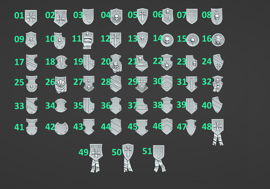 Eternal Pilgrims Shoulder Shields