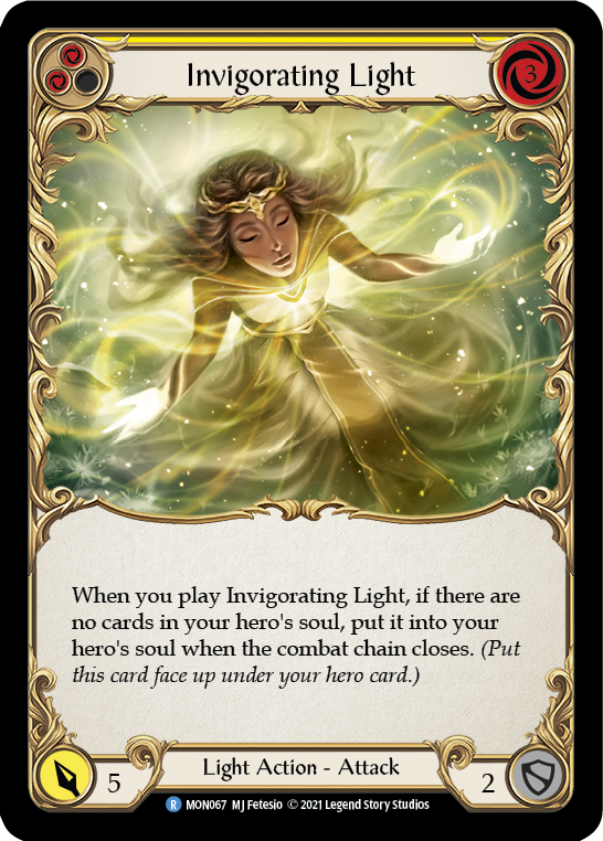 Invigorating Light (Yellow) [MON067] (Monarch)  1st Edition Normal