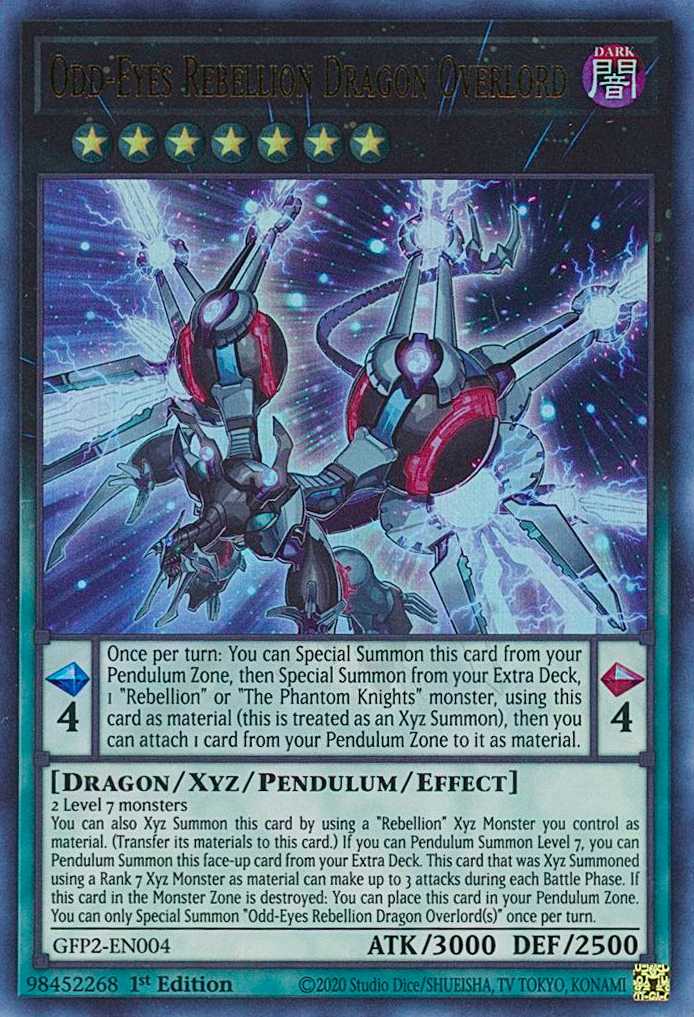 Odd-Eyes Rebellion Dragon Overlord [GFP2-EN004] Ultra Rare