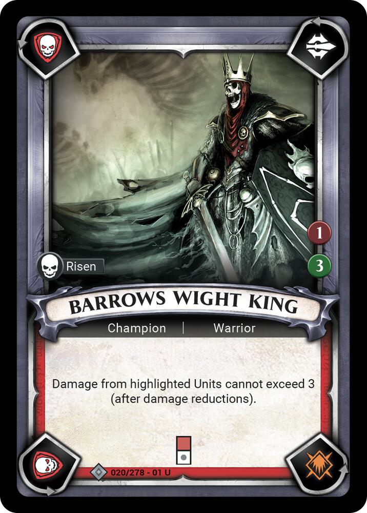 Barrows Wight King (Unclaimed) - Wave 1 (WHAOSC)