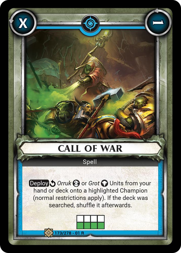 Call of War (Unclaimed) - Wave 1 (WHAOSC)