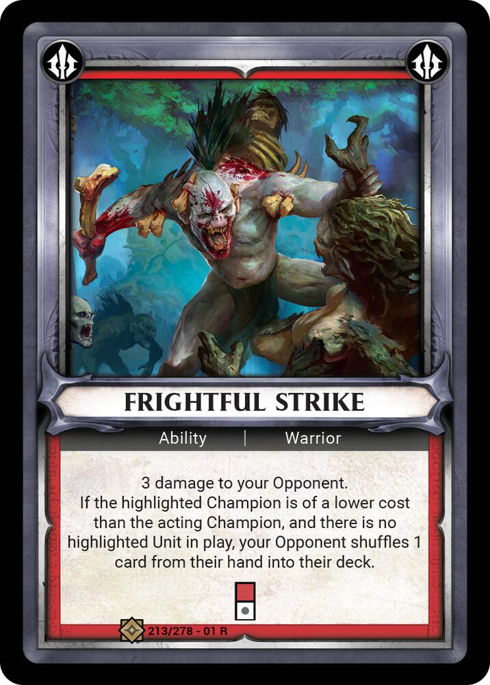 Frightful Strike (Unclaimed) - Wave 1 (WHAOSC)