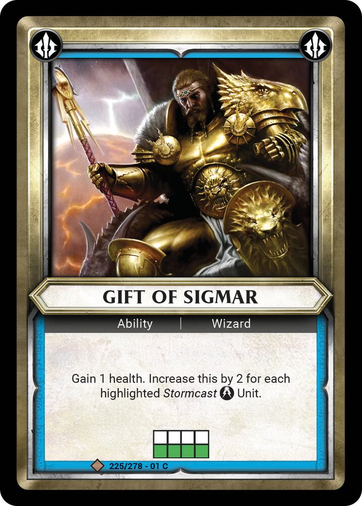 Gift of Sigmar (Unclaimed) - Wave 1 (WHAOSC) (Copy) (Copy)