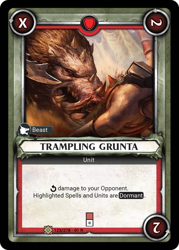 Trampling Grunta (Unclaimed) - Wave 1 (WHAOSC)