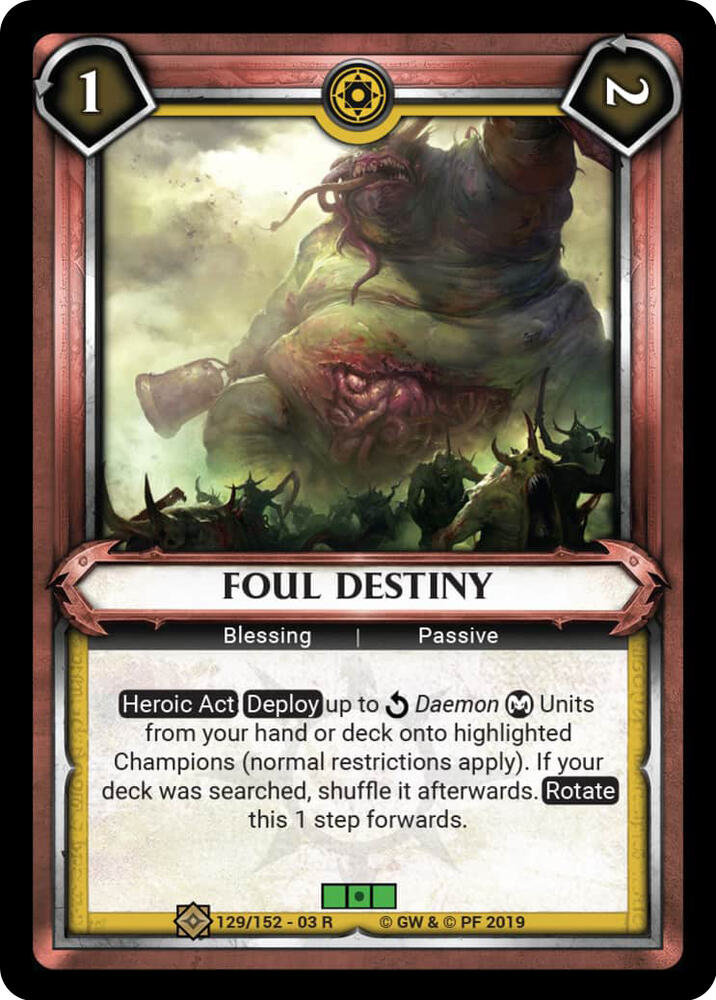 Foul Destiny (Unclaimed) - Wave 3 - Savagery (WHAOSSA)