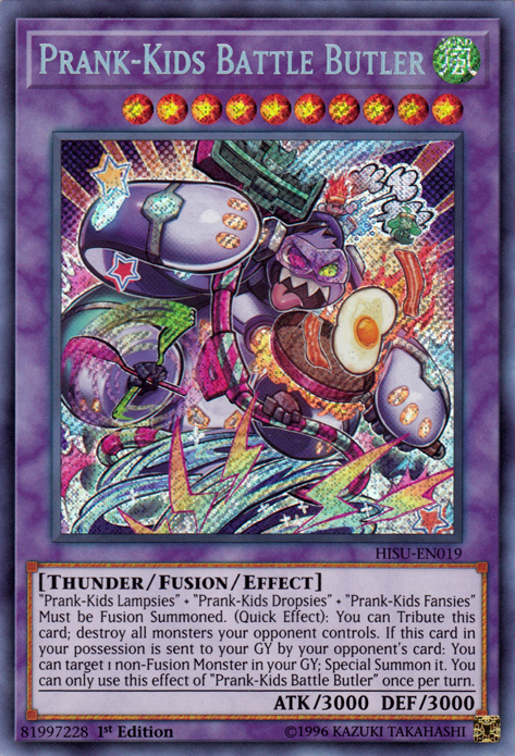 Prank-Kids Battle Butler [HISU-EN019] Secret Rare