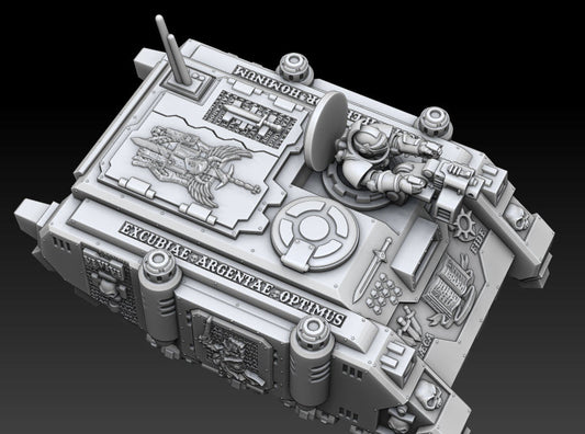 Silver Wardens Ferox Series Grav Transports