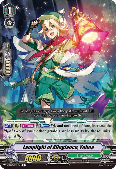 Lamplight of Allegiance, Yohna (V-EB10/032EN) [The Mysterious Fortune]