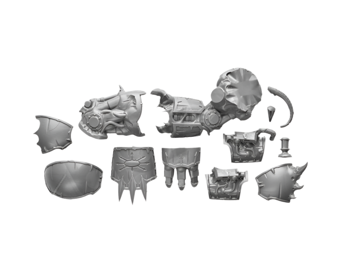 Chaos Space Marines Helbrute Power Fist Right (12)