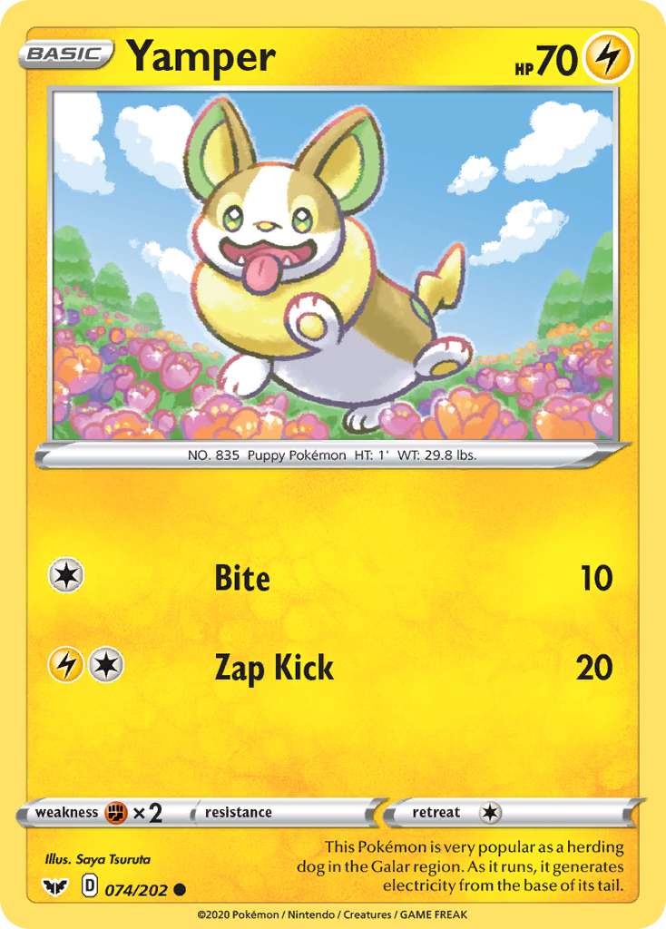 Yamper (074/202) [Sword & Shield: Base Set]