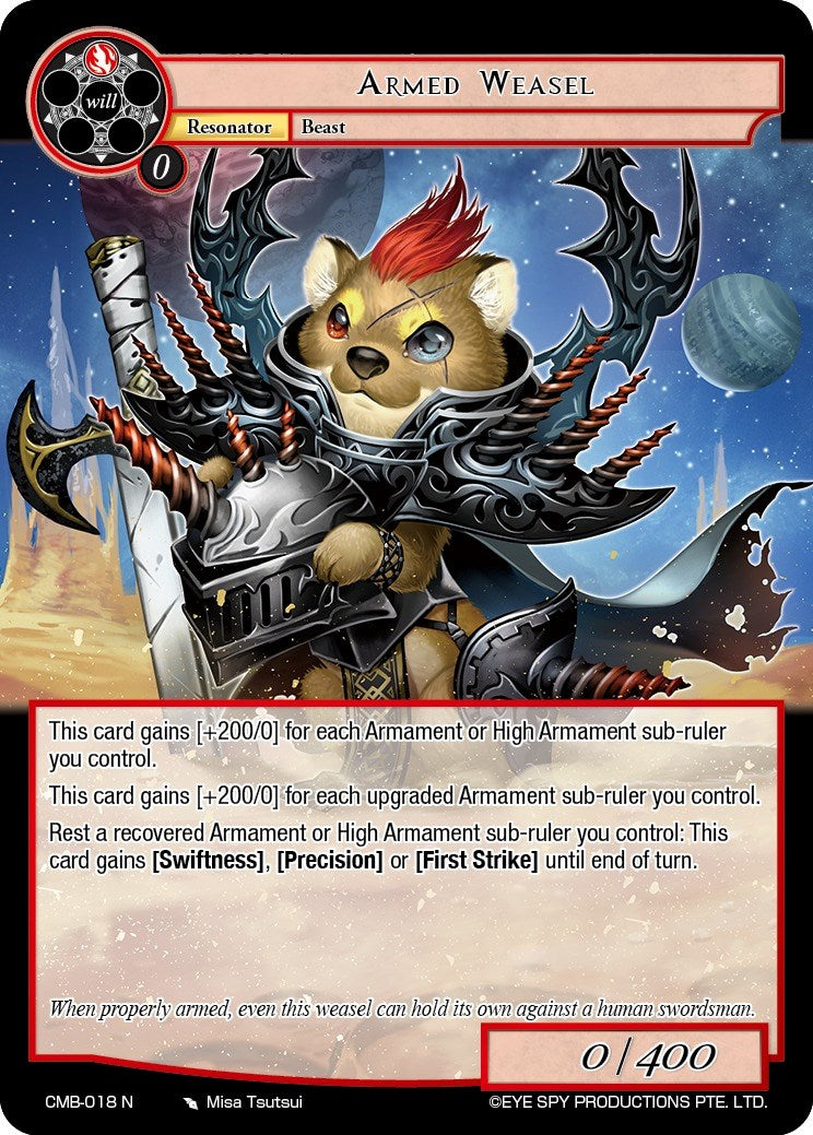 Armed Weasel (CMB-018 N) [Crimson Moon's Battleground]