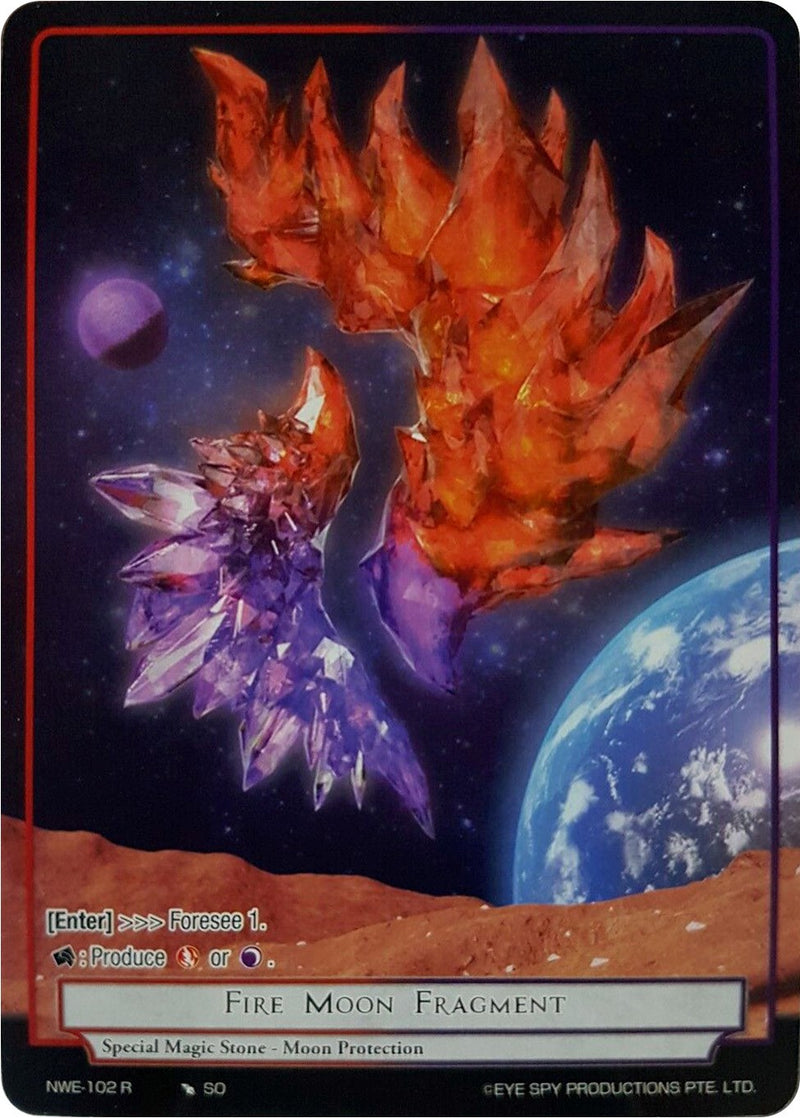 Fire Moon Fragment (Full Art Reprint) (NWE-102 R) [Clash of the Star Trees]