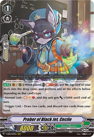 Prober of Black Jet, Cecile (V-EB10/007EN) [The Mysterious Fortune]