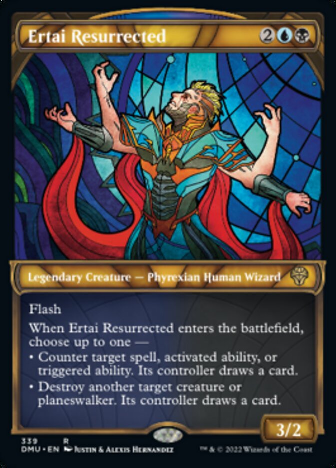 Ertai Resurrected (Showcase Textured) [Dominaria United]