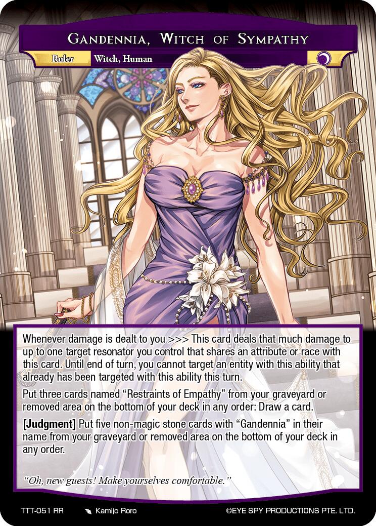 Gandennia, Witch of Sympathy // Gandennia, Empress of Empathy (TTT-051 JR) [Thoth of the Trinity]