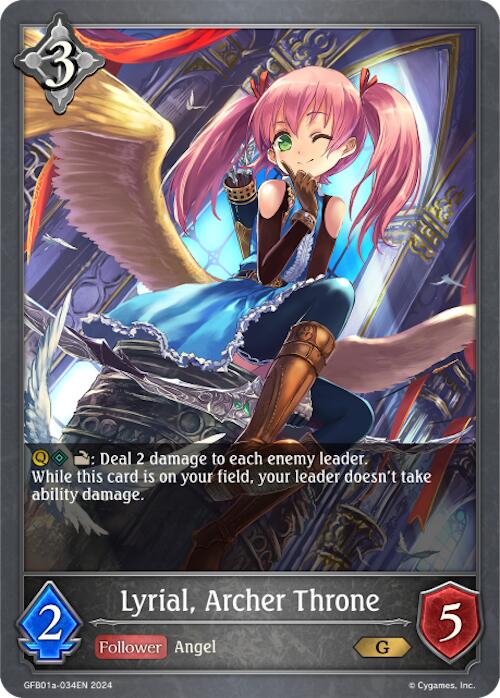 Lyrial, Archer Throne (GFB01a-034EN) [Gloryfinder Bundle 01: Guide to Glory]