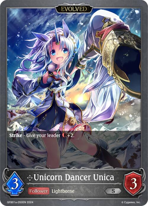 Unicorn Dancer Unica (Evolved) (GFB01a-050EN) [Gloryfinder Bundle 01: Guide to Glory]