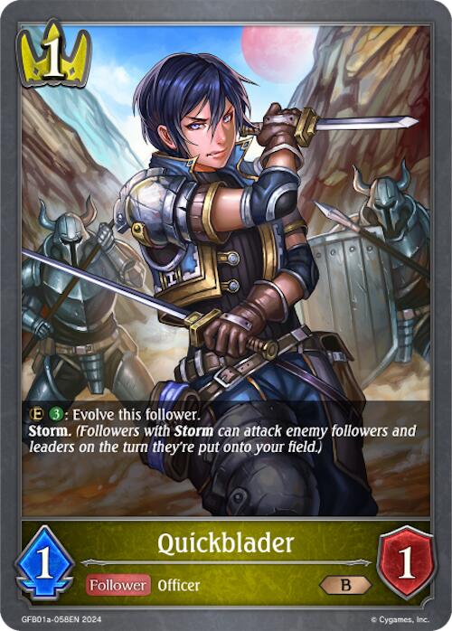 Quickblader (GFB01a-058EN) [Gloryfinder Bundle 01: Guide to Glory]