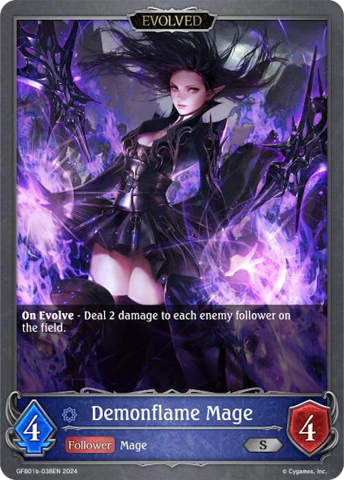 Demonflame Mage (Evolved) (GFB01b-038EN) [Gloryfinder Bundle 01: Guide to Glory]