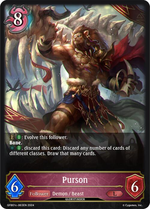 Purson (GFB01c-003EN) [Gloryfinder Bundle 01: Guide to Glory]