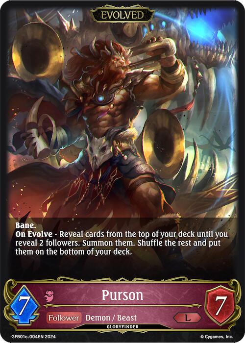 Purson (Evolved) (GFB01c-004EN) [Gloryfinder Bundle 01: Guide to Glory]