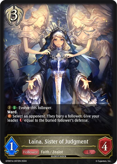 Laina, Sister of Judgment (GFB01d-001EN) [Gloryfinder Bundle 01: Guide to Glory]