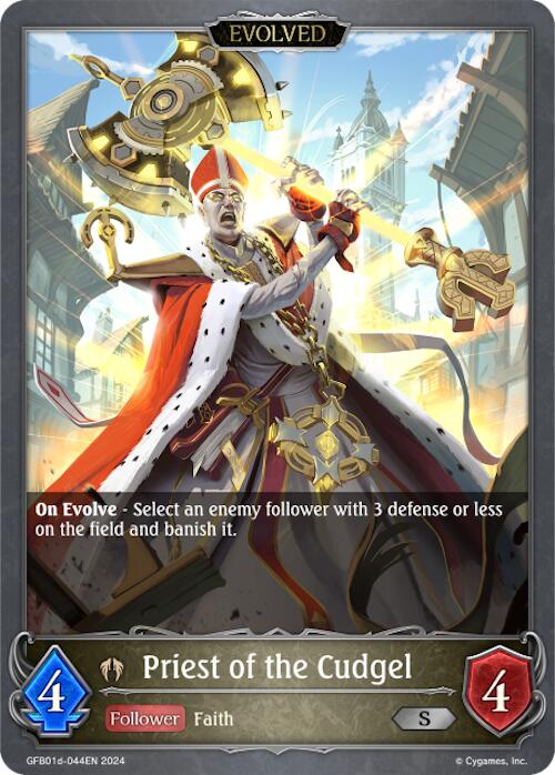Priest of the Cudgel (Evolved) (GFB01d-044EN) [Gloryfinder Bundle 01: Guide to Glory]