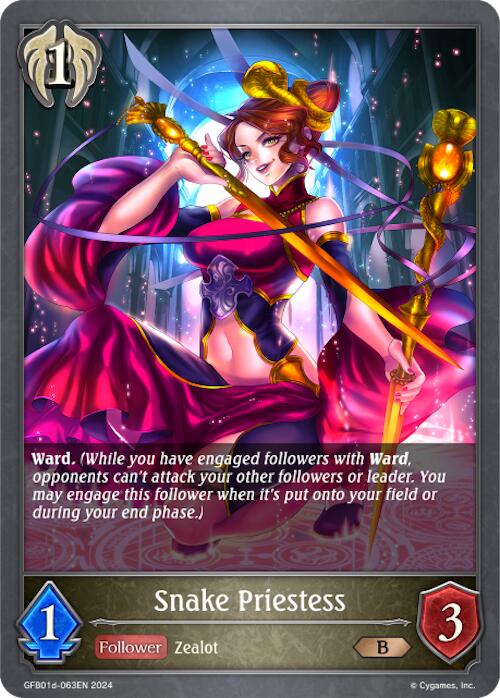 Snake Priestess (GFB01d-063EN) [Gloryfinder Bundle 01: Guide to Glory]