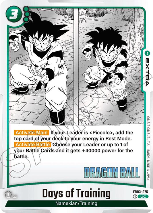 Days of Training [Manga Booster 01]